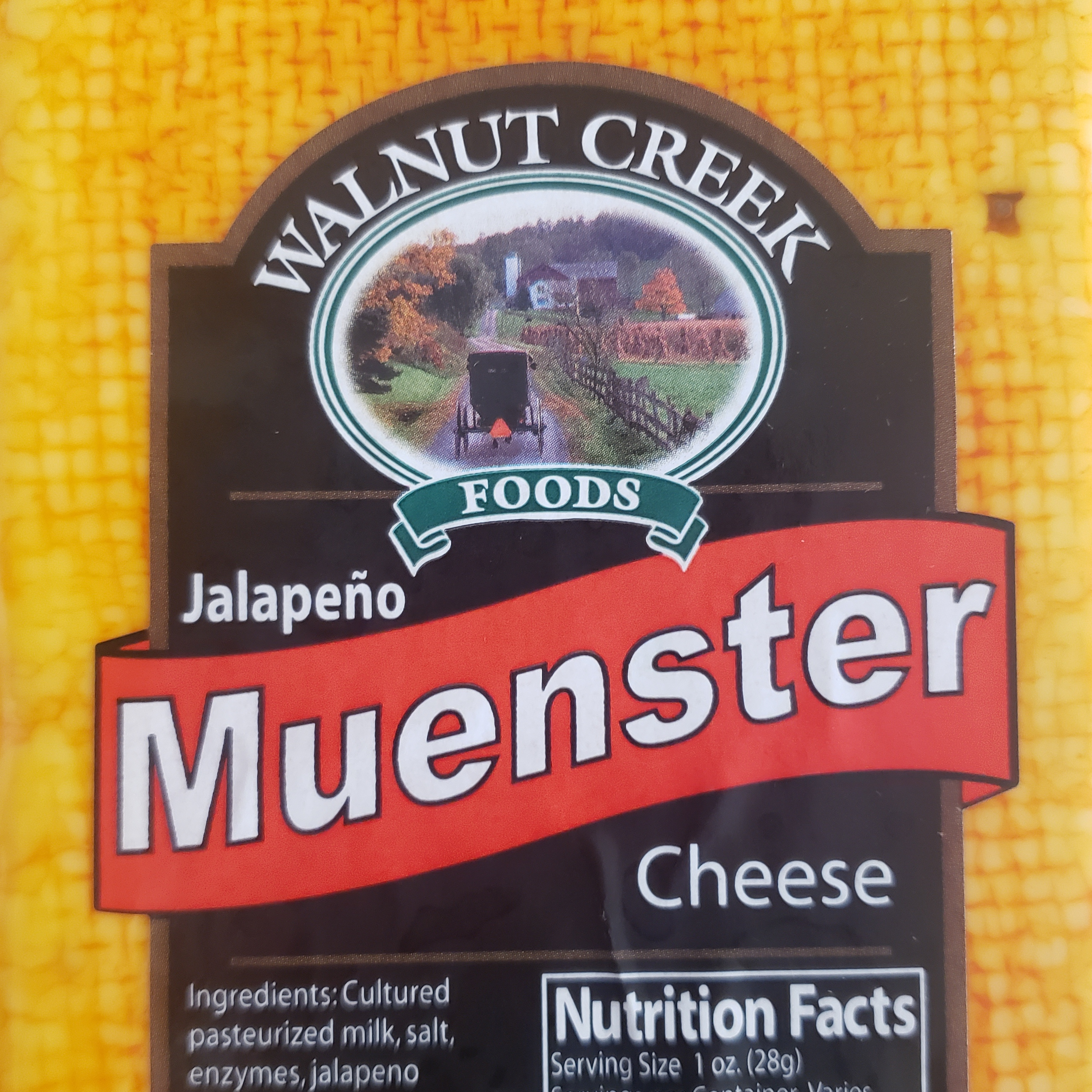 Walnut Creek Jalapeno Muenster Cheese