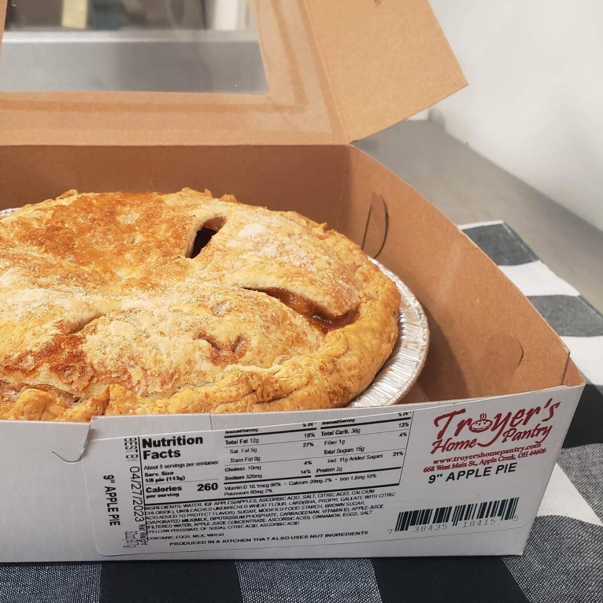 9inch Troyer's Home Panty Pie: Apple