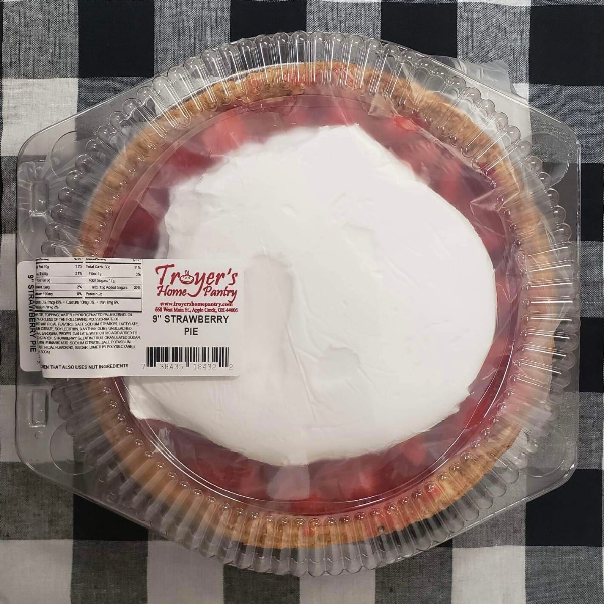 9inch Troyer's Home Panty Pie: Strawberry