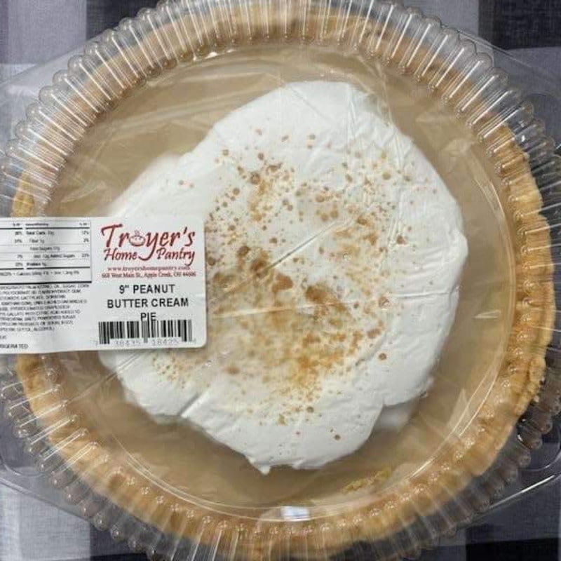 Troyer's Home Pantry 9-inch Peanut Butter Cream Pie