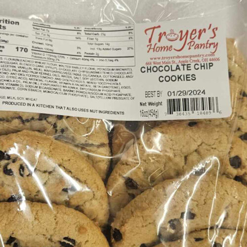 Troyer's Home Pantry Chocolate Chip Cookies