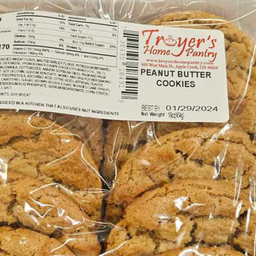 Troyer's Home Pantry Peanut Butter Cookies