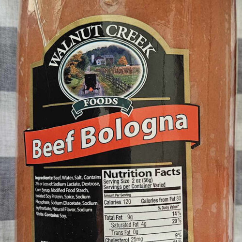 Walnut Creek Beef Bologna