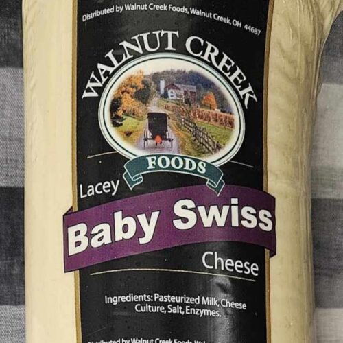 Walnut Creek Lacey Baby Swiss Cheese