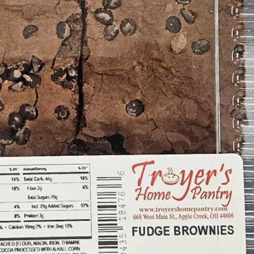 Troyer's Home Pantry Fudge Brownies