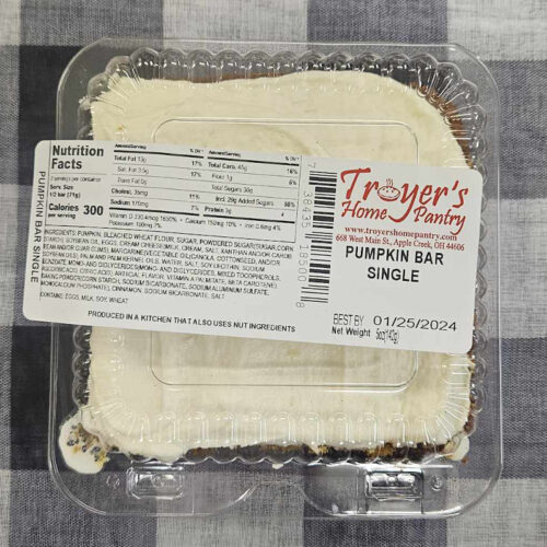 Troyer's Home Pantry Pumpkin Rolls (Single)