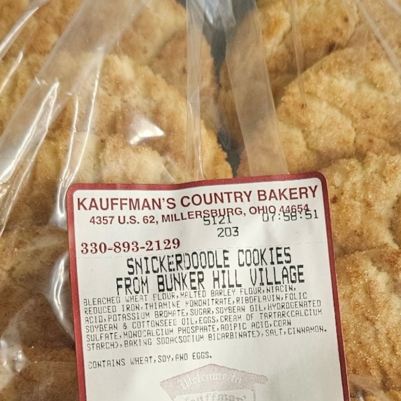 Snickerdoodle Cookies | Troyer's Dutch Market