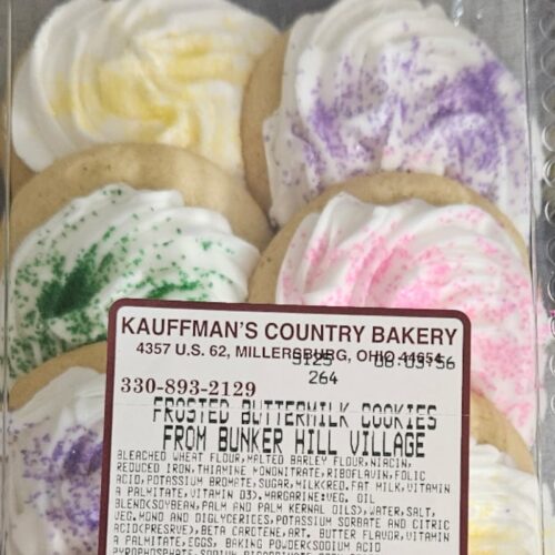 Kauffman's Country Bakery Frosted Buttermilk Cookies