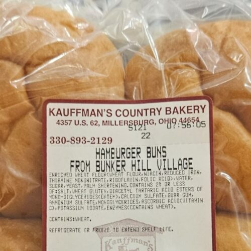 Kauffman's Country Bakery Hamburger Buns