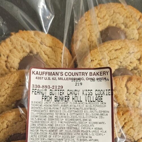 Kauffman's Country Bakery Peanut Butter Candy Kiss Cookies