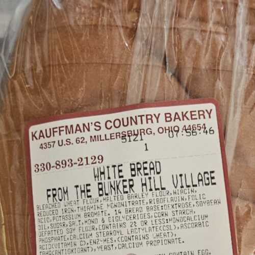 Kauffman's Country Bakery White Bread