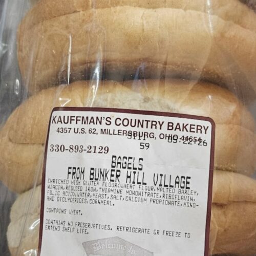 Kauffman's Country Bakery Plain Bagels